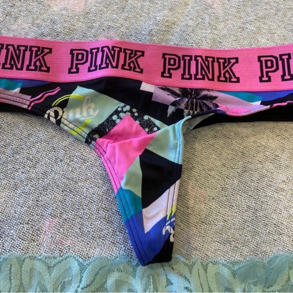 ISO- PINK Logo Band Thongs